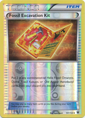 Fossil Excavation Kit - 101/124 - Uncommon - Reverse Holo