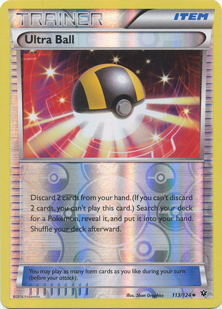 Ultra Ball - 113/124 - Uncommon - Reverse Holo