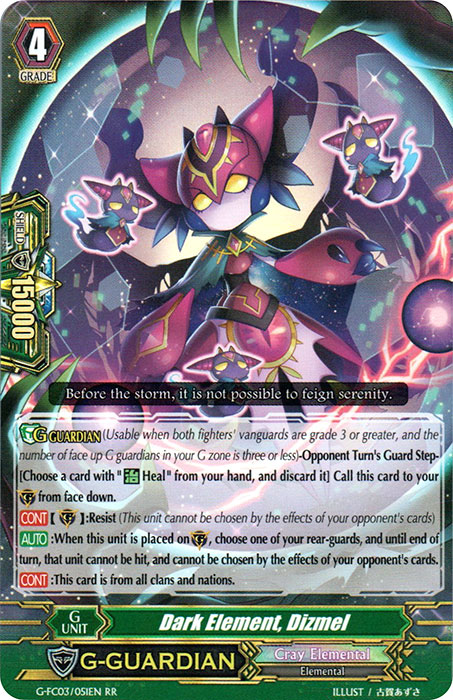 Dark Element, Dizmel - G-FC03/051 - RR