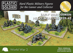 Early War German Heavy Weapons 1939-42 (52 figures & 8 models)