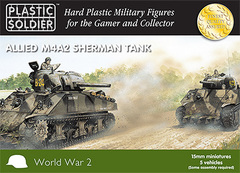 Allied M4A2 Sherman Tank (5 vehicles)