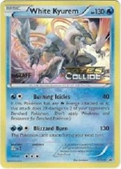 White Kyurem - XY128 - Staff Fates Collide Prerelease Promo