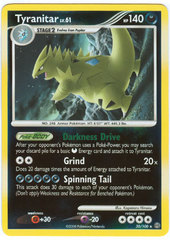 Tyranitar - 30/100 - Cosmos Holo - Dark Rampage Theme Deck Exclusive