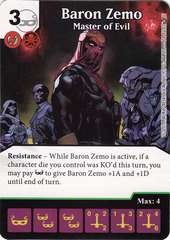 Baron Zemo - Master of Evil (Die & Card Combo)