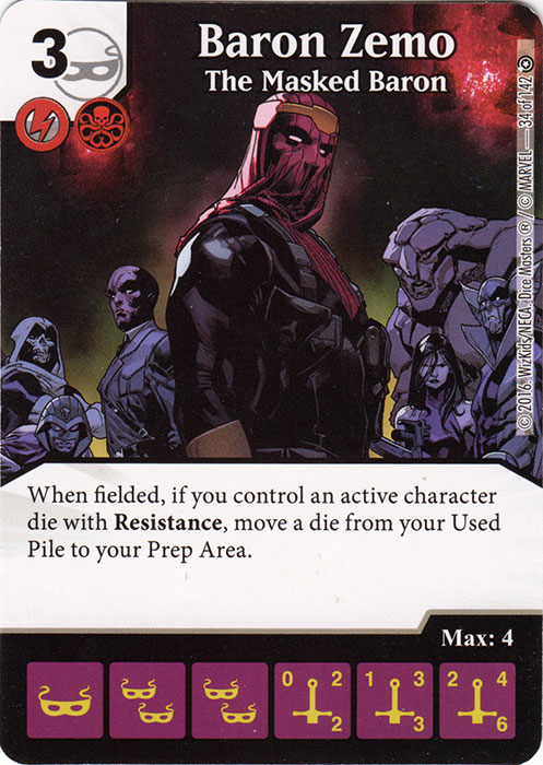 Baron Zemo - The Masked Baron (Card Only)
