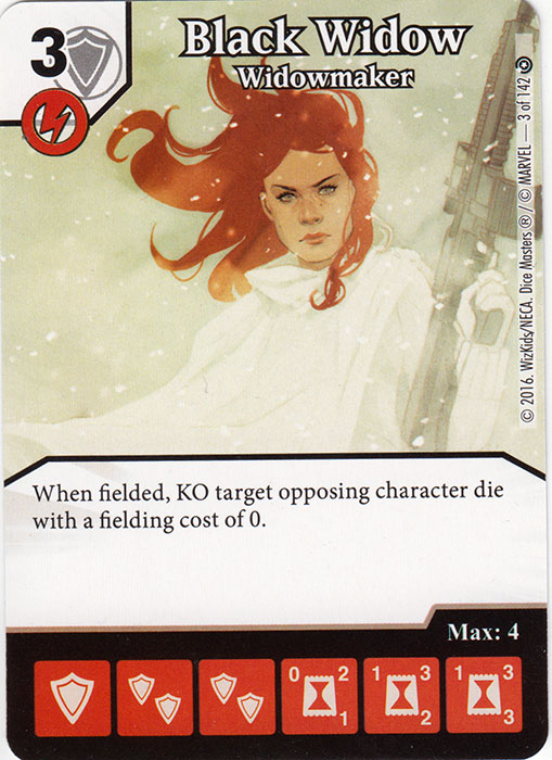 Black Widow - Widowmaker (Die & Card Combo)