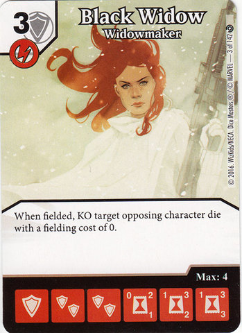 Black Widow - Widowmaker (Die & Card Combo)