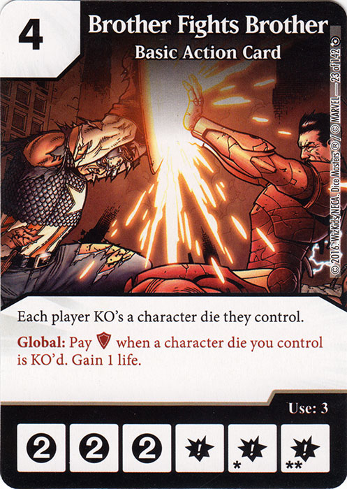 Brother Fights Brother (Die & Card Combo)