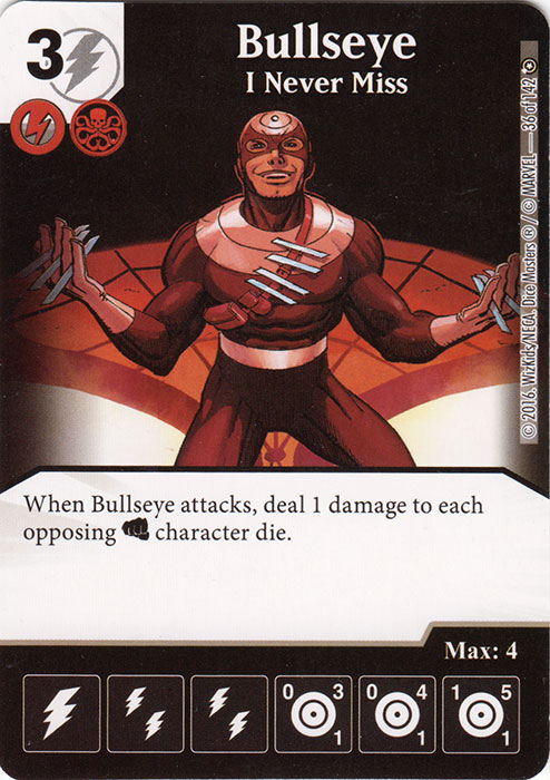 Bullseye - I Never Miss (Die & Card Combo)