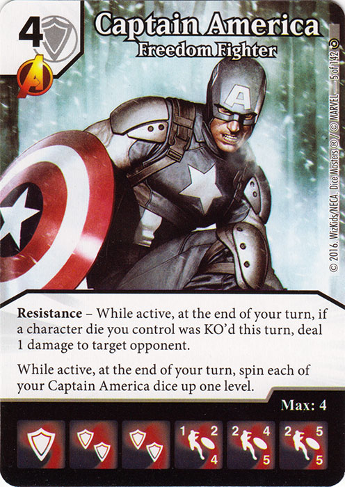 Captain America - Freedom Fighter (Card Only)