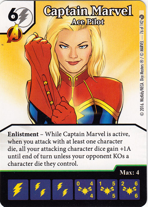 Captain Marvel - Ace Pilot (Card Only)