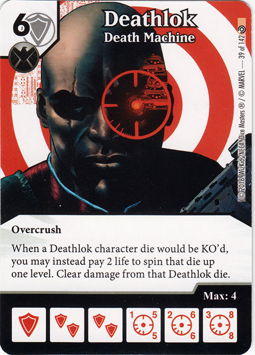 Deathlok - Death Machine (Die & Card Combo)