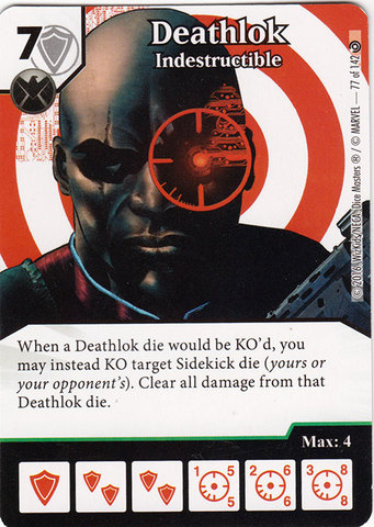 Deathlok - Indestructible (Die & Card Combo)