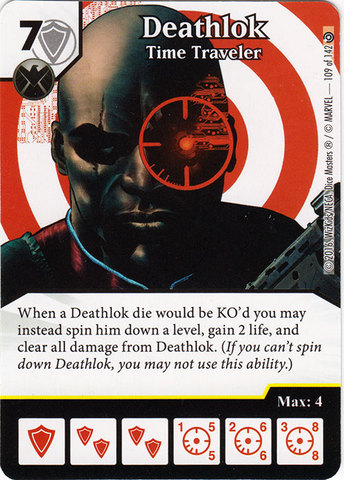 Deathlok - Time Traveler (Die & Card Combo)