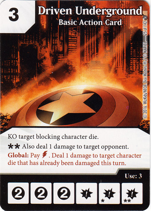 Driven Underground (Die & Card Combo)