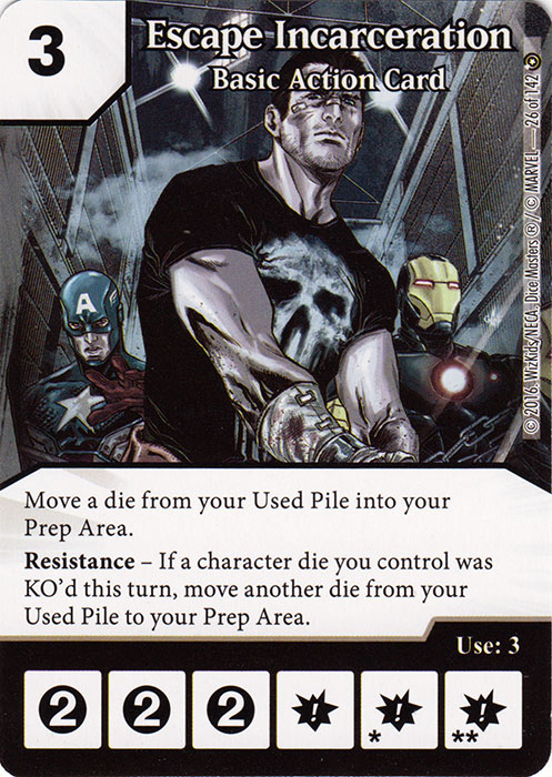 Escape Incarceration (Die & Card Combo)