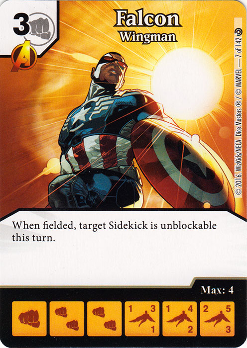Falcon - Wingman (Die & Card Combo)