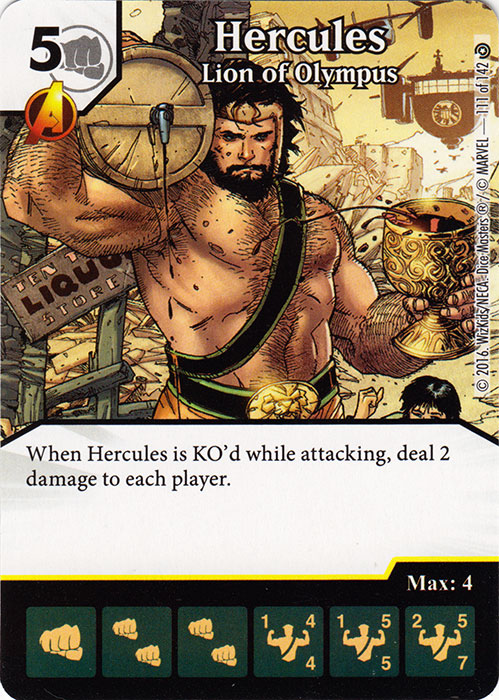 Hercules - Lion of Olympus (Die & Card Combo)