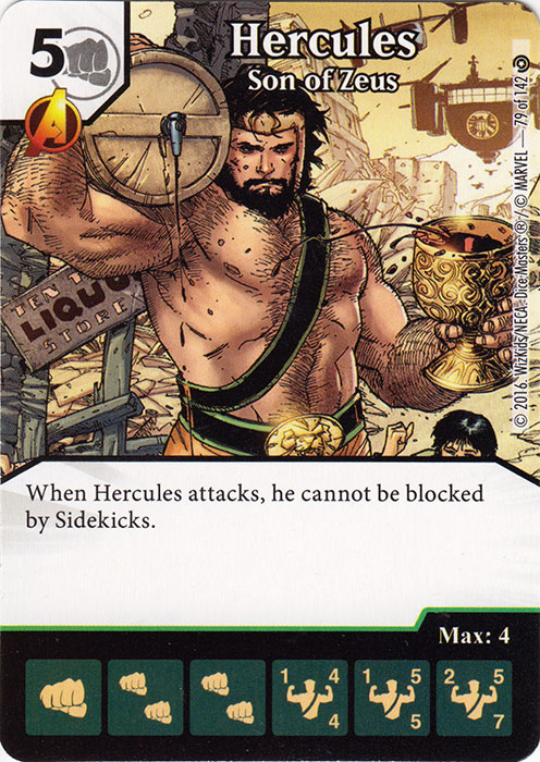 Hercules - Son of Zeus (Die & Card Combo)