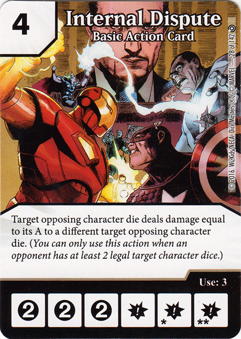 Internal Dispute (Die & Card Combo)