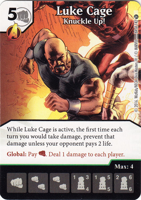 Luke Cage - Knuckle Up! (Die & Card Combo)