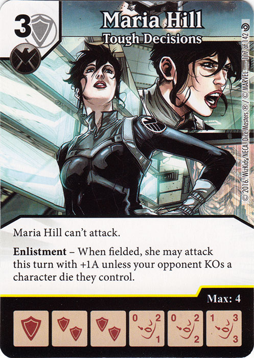 Maria Hill - Tough Decisions (Card Only)