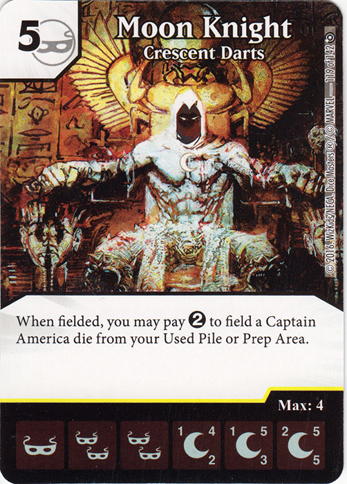 Moon Knight - Crescent Darts (Card Only)