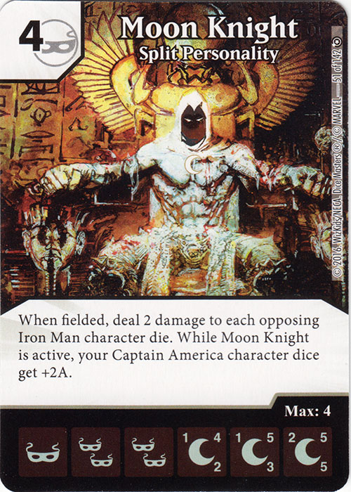 Moon Knight - Split Personality (Die & Card Combo)