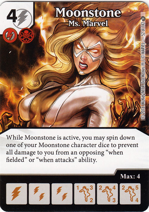 Moonstone - Ms. Marvel (Die & Card Combo)