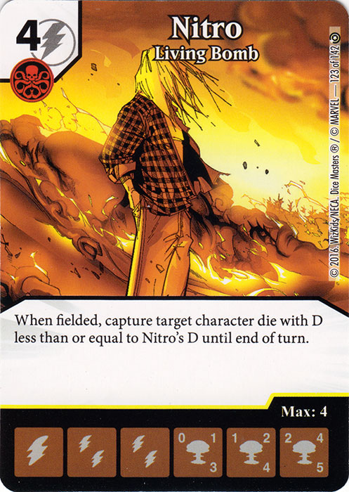 Nitro - Living Bomb (Die & Card Combo)