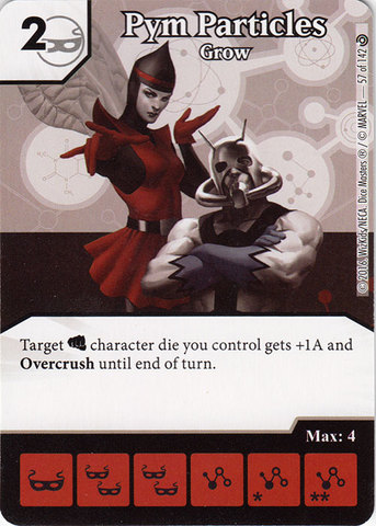 Pym Particles - Grow (Die & Card Combo)