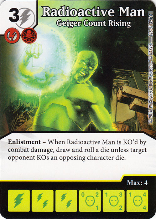 Radioactive Man - Geiger Count Rising (Card Only)