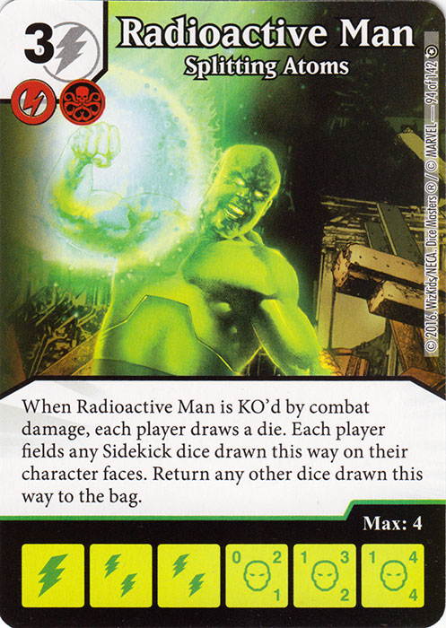 Radioactive Man - Splitting Atoms (Card Only)