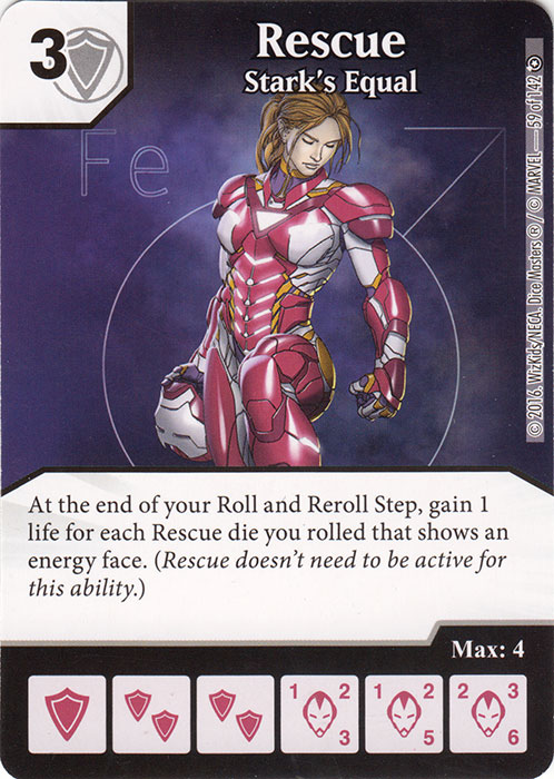 Rescue - Starks Equal (Die & Card Combo)
