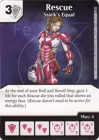 Rescue - Stark's Equal (Die & Card Combo)