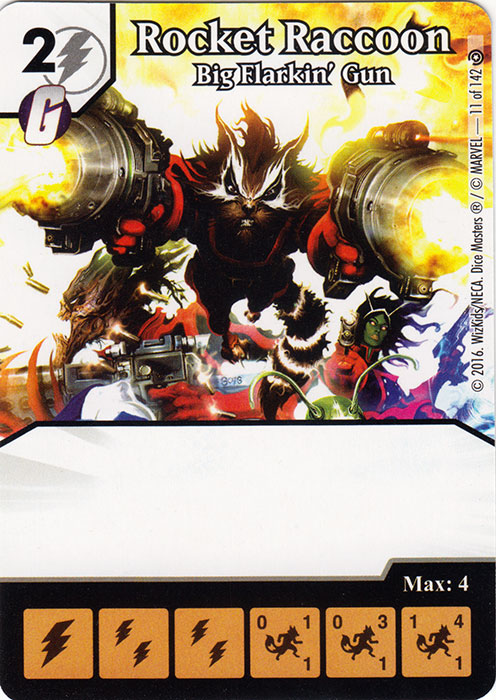 Rocket Raccoon - Big Flarkin Gun (Card Only)