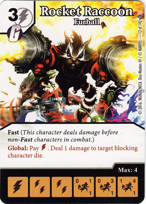 Rocket Raccoon - Furball (Card Only)