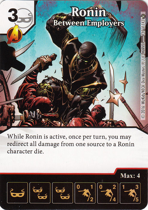 Ronin - Between Employers (Die & Card Combo)