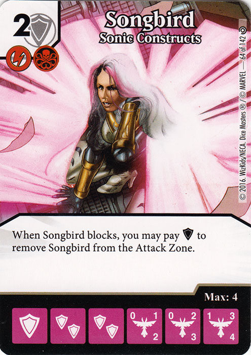 Songbird - Sonic Constructs (Die & Card Combo)