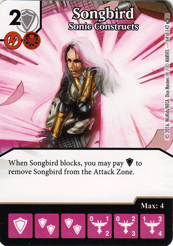 Songbird - Sonic Constructs (Die & Card Combo)