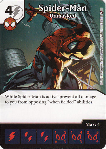 Spider-Man - Unmasked (Die & Card Combo)