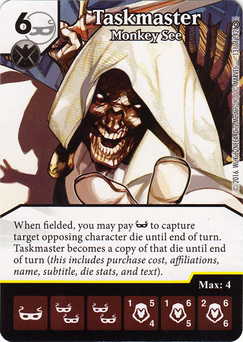 Taskmaster - Monkey See (Card Only)