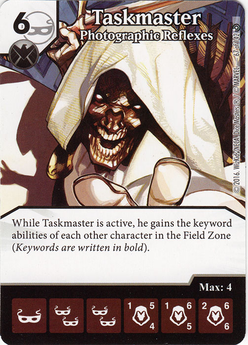 Taskmaster - Photographic Reflexes (Die & Card Combo)