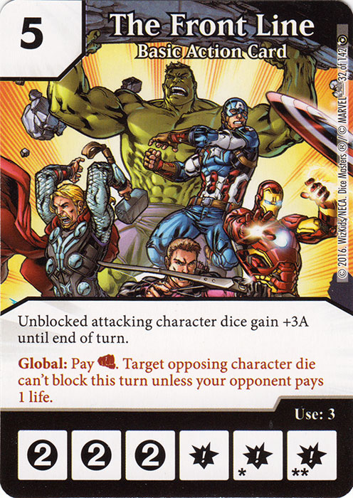The Front Line (Die & Card Combo)