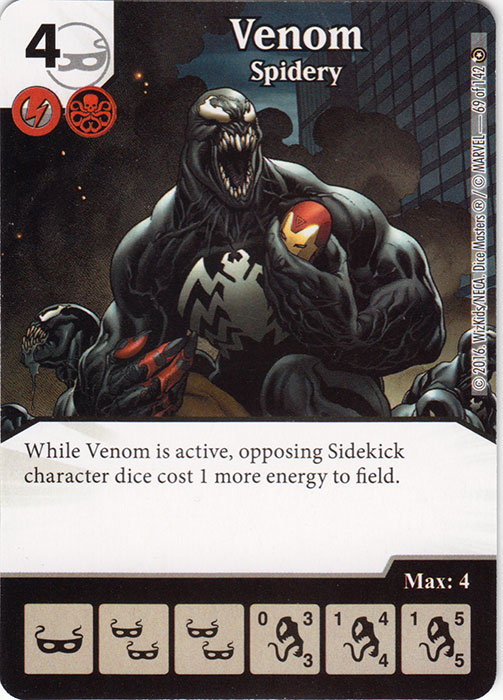 Venom - Spidery (Die & Card Combo)