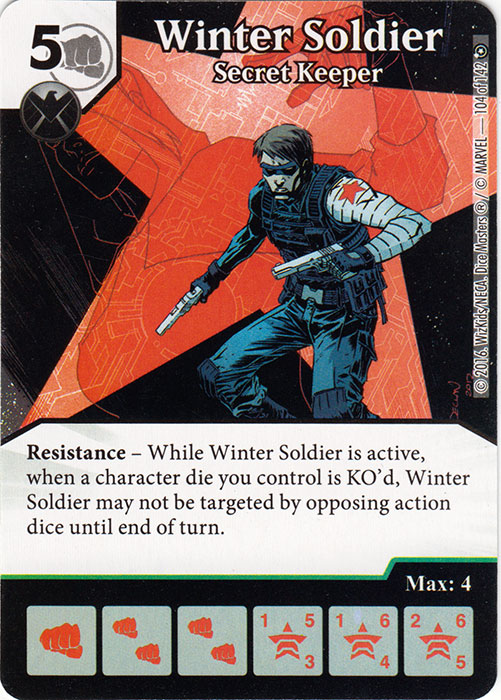 Winter Soldier - Secret Keeper (Die & Card Combo)