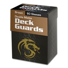 BCW - Deck Guard - Matte - 80 boxed - Brown