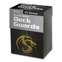 BCW - Deck Guard - Matte - 80 boxed - Gray