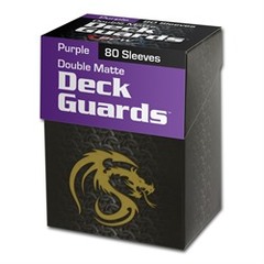 BCW - Deck Guard - Matte - 80 boxed - Purple