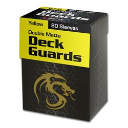 BCW - Deck Guard - Matte - 80 boxed - Yellow